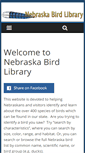 Mobile Screenshot of nebraskabirdlibrary.org